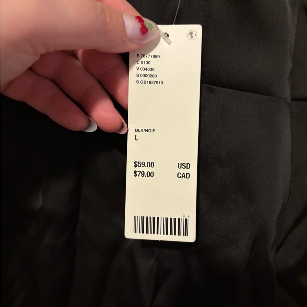 Urban Outfitters Black Ruched Mini Slip Dress - Picture 4 of 4